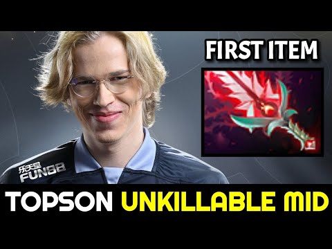 TOPSON Unkillable MID Troll Warlord with First Item Bloodthorn Dota 2