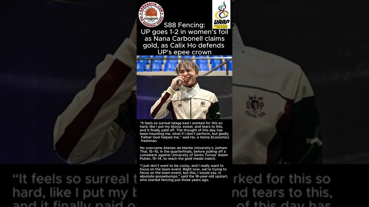 UAAP Fencing:  DLSU, UP dominate first day of action