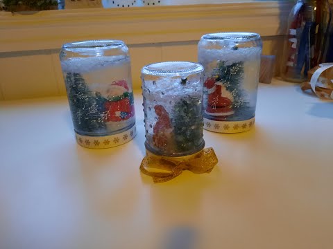 Hvordan lage egen snøkule/snøglass