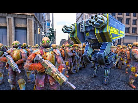 Elite Renegade Militia Enforcers VS 3 Million Zombie INVASION ! - Ultimate Epic Battle Simulator 2