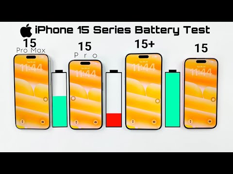 iPhone 15 Pro Max vs 15 Pro vs 15 Plus vs 15 - iOS 26 BETA 4 Battery Life DRAIN Test 🥵