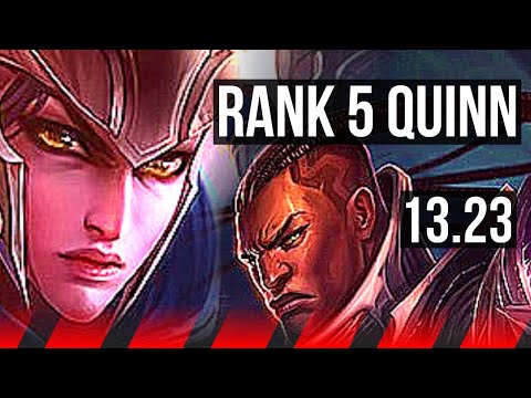 QUINN vs LUCIAN (TOP) | Rank 5 Quinn, 2000+ games, 8/1/4, 1.2M mastery | KR Challenger | 13.23
