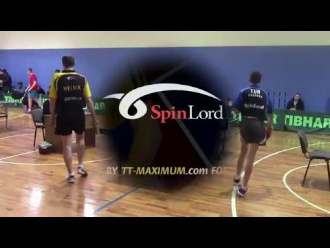 SPINLORD Agenda 1.0 mm BH chopping against topspin, Spinlord team