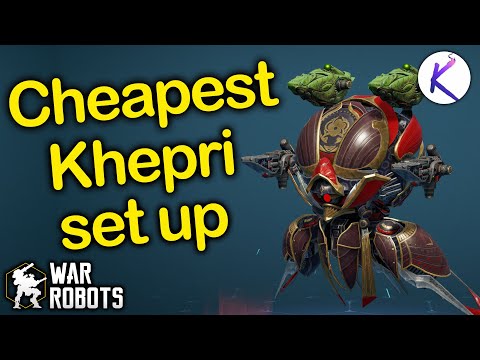 Khepri guide: strong budget build with scald war robots gameplay wr robot
