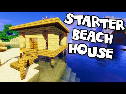 BlackBeltPanda - Awesome Little Beach House in Minecraft! - Build Tutorial