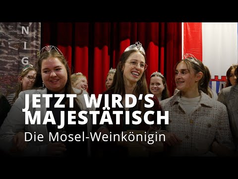 Coronation of Mosel Wine Queen Teresa Oster in Kobern-Gondorf