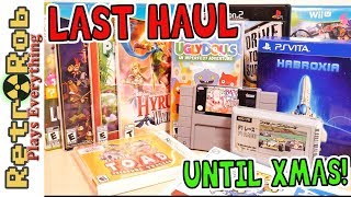 🕹️🎄 Last Haul Before Christmas 2019! NES, PSVita, Nintendo Switch Wii U and More! 🎄🕹️