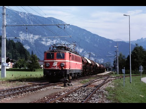 Steeg-Gosau Bahnhof (Salzkammergutbahn, Austria): Part 1, general views (1994-2004) and goods trains