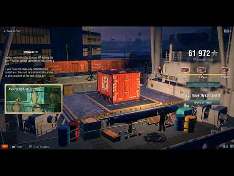 Opening 13 Supercontainers World of Warships 3rd Anniversary and etc.