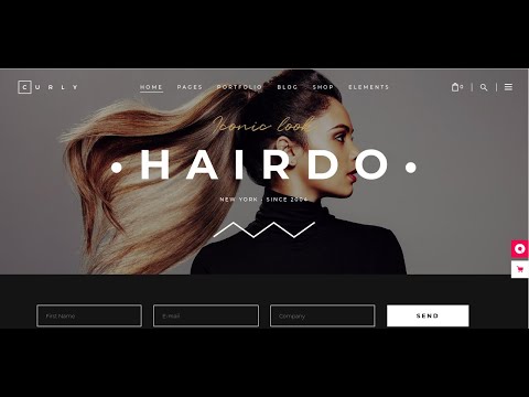 Curly - Hairdressers and Hair Salons WordPress Theme |...