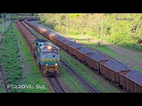 Cruzamento de Gigantes da Vale na EFVM em Nova Era/MG 🚂🔥