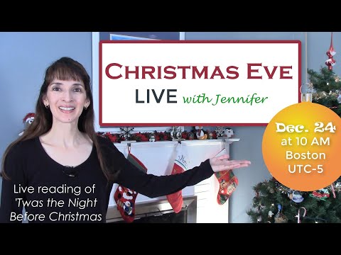 English with Jennifer's Christmas Eve LIVE!🎄