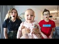 Pizza Challenge With Baby Aria
