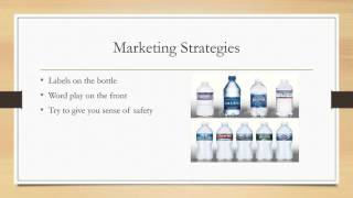 The Marketing of Bottled Water