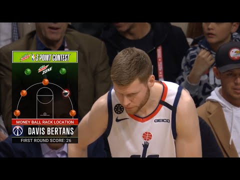 Davis Bertans Final Round | 2020 NBA 3-Point Contest