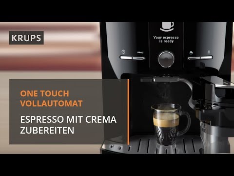 Wie man mit dem One Touch Vollautomat den perfekten Espresso zubereitet | Krups