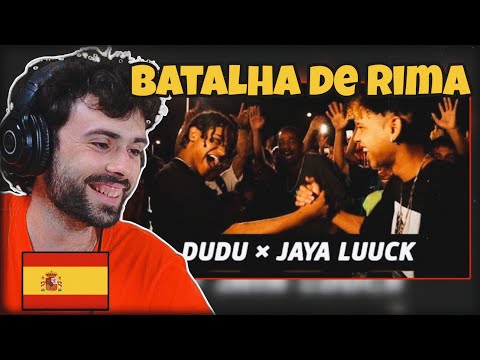 GRINGOS REAGEM A BATALHA DE RIMAS | DUDU X JAYA LUUCK - BATALHA DO ATLÂNTICA