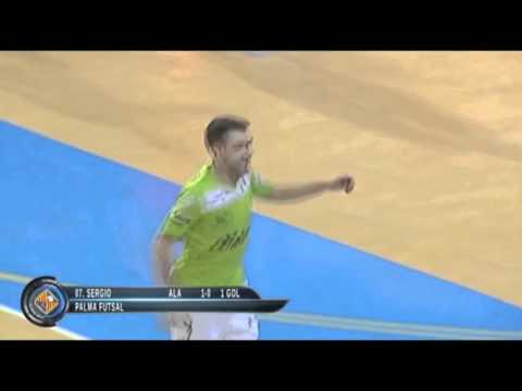 Gol de Sergio (1-0) Palma Futsal - Elche CF V. Alberola 18J