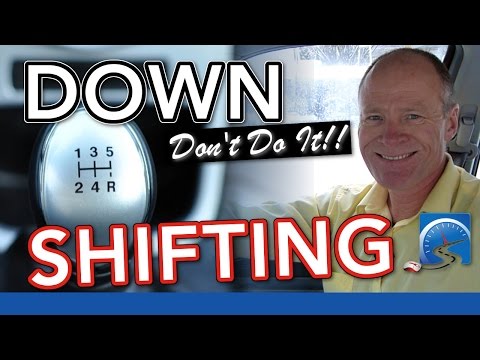 How to Downshift a Manual Car Correctly