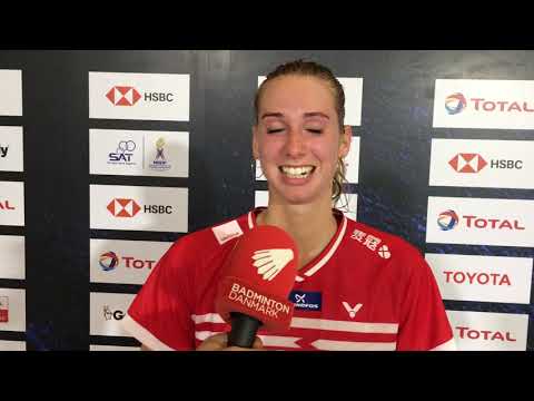 Natalia Koch Rohde efter sin første Uber Cup-sejr