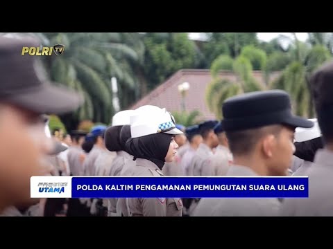 POLDA KALTIM PENGAMANAN PEMUNGUTAN SUARA ULANG
