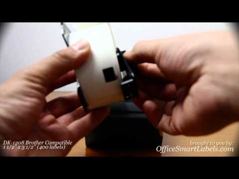 Brother Compatible DK1208 With Reusable Cartridge - How To Save Money with Brother Compatible Labels