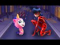 WHO IS THE BEST? TALKING ANGELA UNICORN vs MIRACULOUS LADYBUG? - LITTLE MOVIES 2020