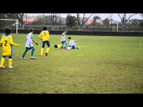 Verbroedering Zwijndrecht: ‘Onze U11 spelertjes in actie tegen City Pirates en met 8-0 gewonnen.