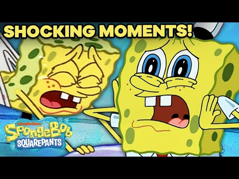13 Times SpongeBob Was ACTUALLY Shocking! ?