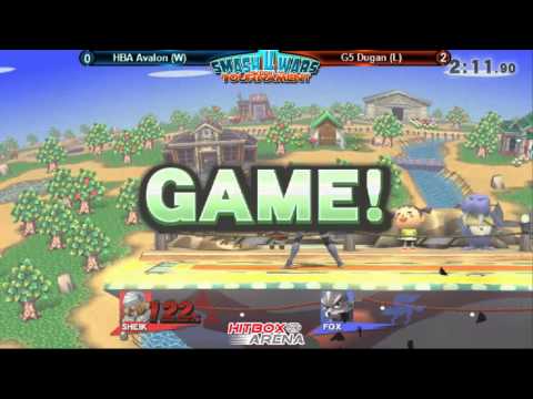 Smash 4 Wars 50 - HBA Avalon (Sheik) vs G5 Dugan (Fox) Grand Finals
