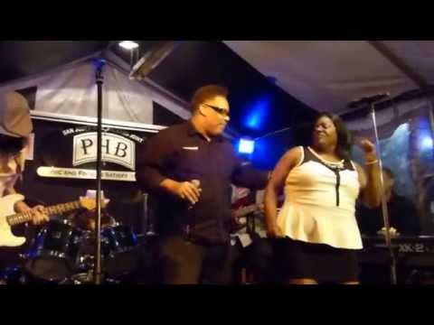Tia Carroll and Big Cat Tolefree duet at Tia's Birthday party PHB 4-26-14