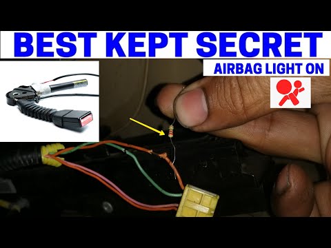 Airbag Light on Continuously|| Using resistance to turn off air bag light/Easy Fix