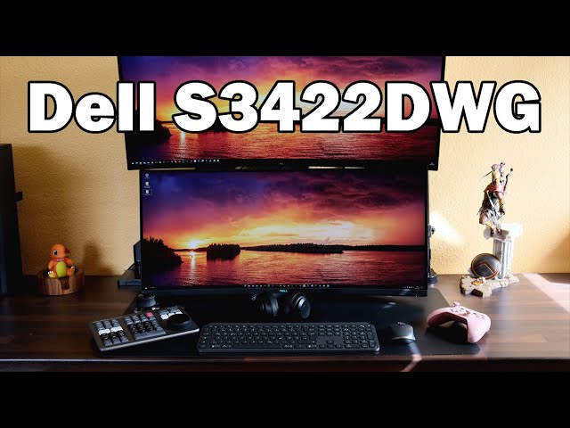 Màn Hình Cong Dell S3422DWG (34inch/1800R/WQHD/VA/HDR/144Hz/1ms/FreeSync)