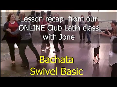 Bachata -  Swiveling Basic  (Basic Variations #3)  from online class 4-6-2020 class