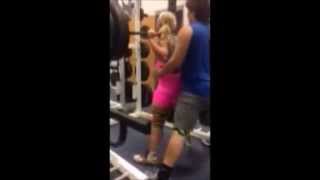 Talor Parker 148 (Sp) Powerlifting Squat Training Feb 2015 - 2 of 2