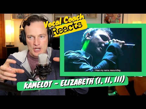 Powerful Voice vs.Historical Evil - Kamelot "Elizabeth (I, II, III)" (live) Vocal Coach REACTS