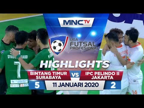 BINTANG TIMUR SURABAYA VS IPC PELINDO II JAKARTA (FT: 5-2) - Highlights Liga Futsal Profesional 2020