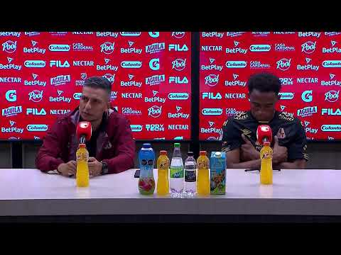 Rueda de prensa de Tolima tras su partido con Santa Fe