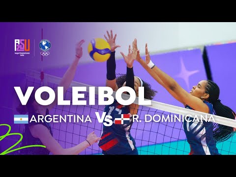 República Dominicana vs Argentina - Final - Voleibol Femenino - Juegos Panamericanos Junior ASU 2025
