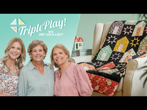 Triple Play: How to Make 3 NEW House Block Quilts - Free Quilting Tutorial