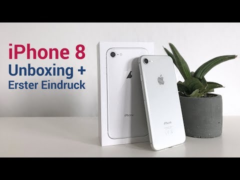 iPhone 8 Silver/White (Silber/Weiß) Unboxing + erster Eindruck + Vergleich mit iPhone 7 in Jet Black