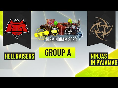 Dota2 - Ninjas in Pyjamas vs. HellRaisers - Game 1 - ESL One Birmingham 2020 - Group A - EU