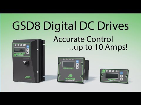 IronHorse GSD8 NEMA 4X DC Drives from AutomationDirect