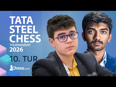 Yağız Kaan Erdoğmuş VS Dünya Şampiyonu Dommaraju Gukesh | TATA Steel 2026 10. TUR