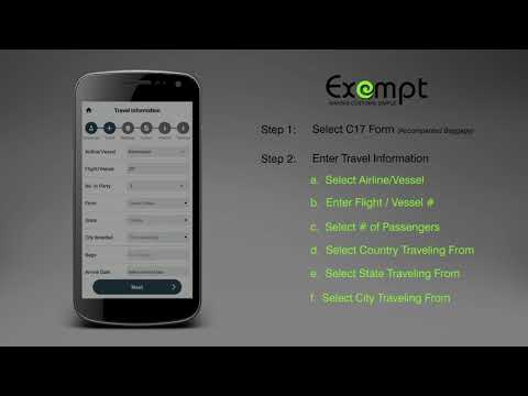 Exempt - Visitors - Nothing To Declare