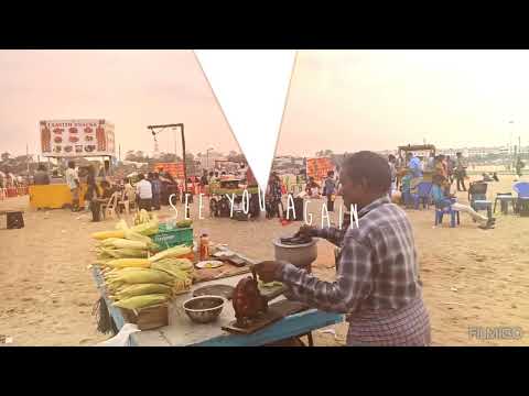 first day in chennai marina beach India's largest beach