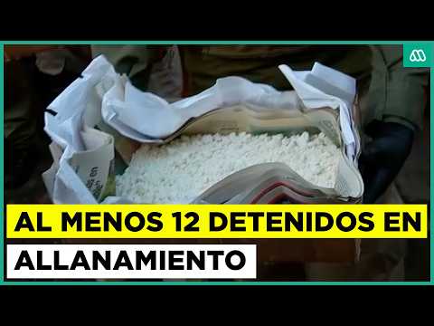 12 domicilios allanados en San Bernardo por investigación de microtráfico de drogas