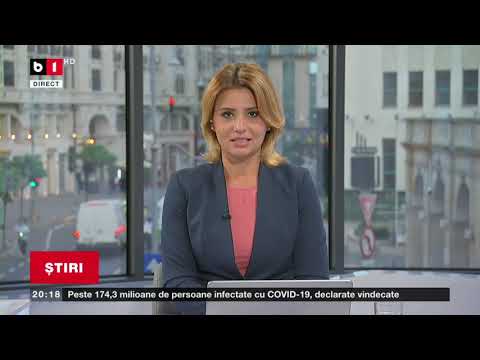 STIRI B1 ORA 20.00 DIN 19 IULIE 2021 CU NADIA CIURLIN. ROMANIA, SUB COD PORTOCALIU DE VIJELII.