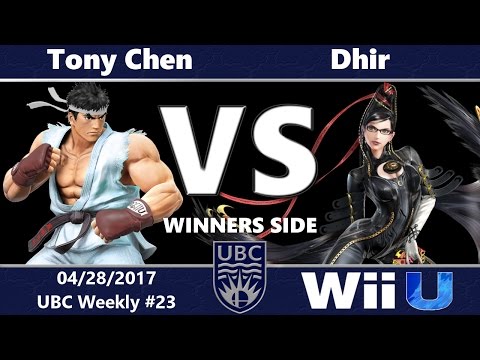 UBC #23: WR1 - Tony Chen (Ryu) vs Dhir (Bayonetta)