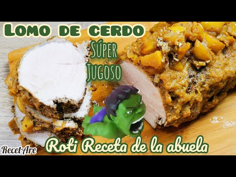 🥩COMO HACER LOMO DE CERDO AL HORNO🍏 PARA NAVIDAD